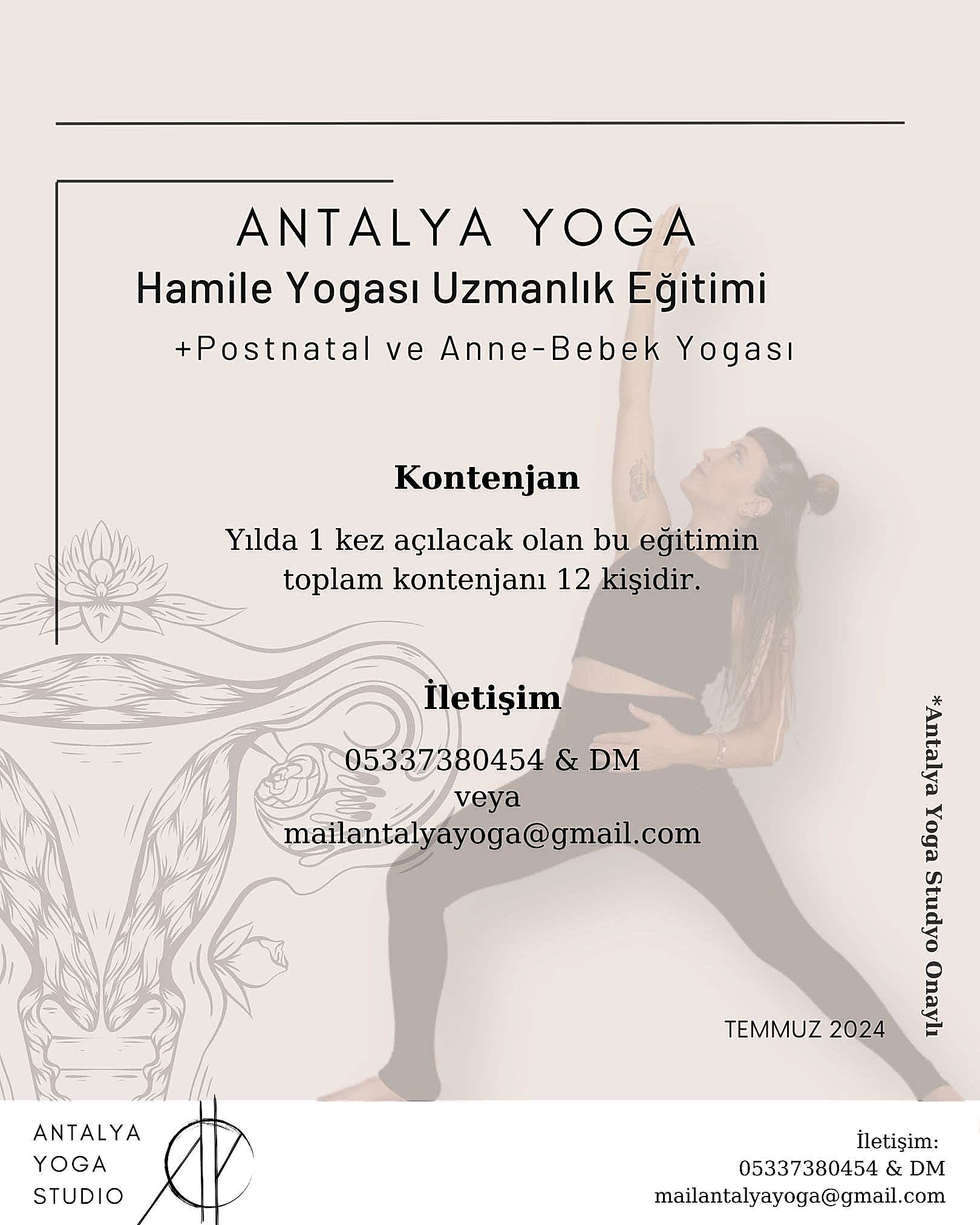 Antalya Yogası Hamile Yogası Uzmanlık Eğitimi